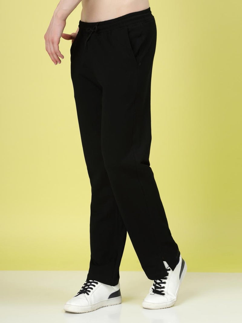 فلاينوف بنطلون رياضي أسود بستايل كوري فضفاض - Image 2